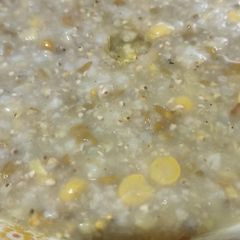 A picture of Mom style multigrain pearl millet khichdi.