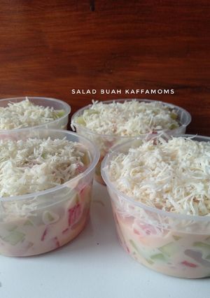 Foto resep Salad buah simple creamy