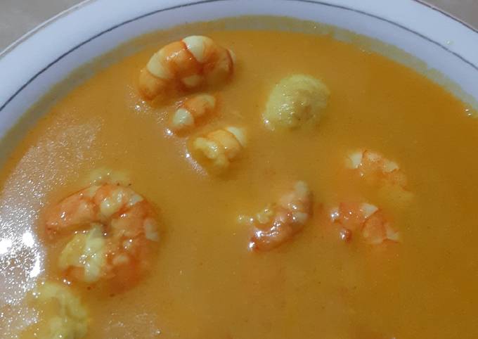 Cara Membuat Resep Gulai telur puyuh dan udang