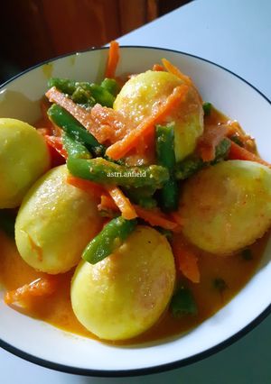 Foto resep Acar Telur Wortel Buncis
