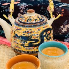 A picture of Ginger & cardamom tea.