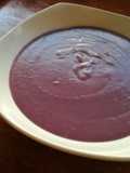 Crema de repollo morado
