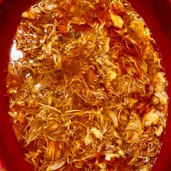 A picture of Pulled Pork with Sriracha BBQ sauce.