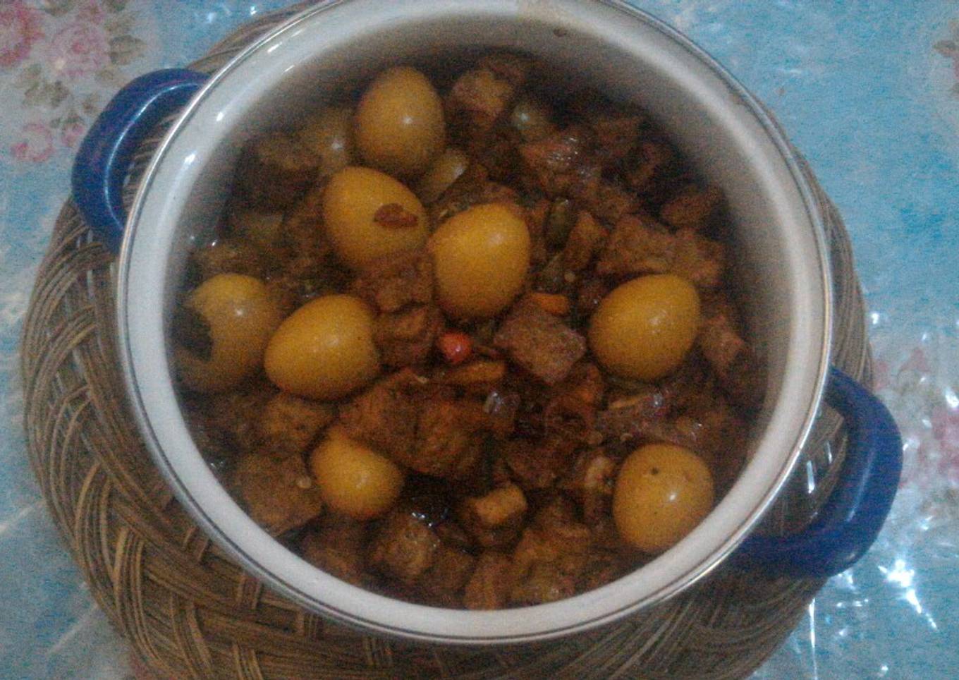 Oseng Tahu Telur Puyuh