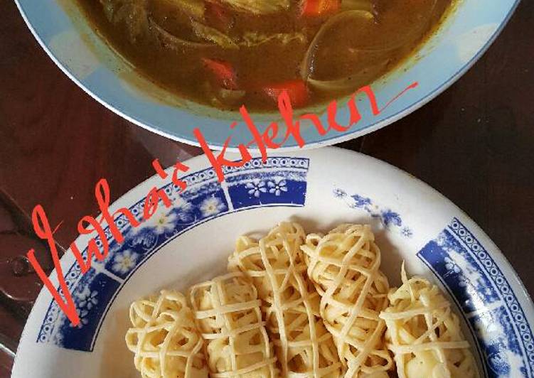 Roti jala kuah kari jepang