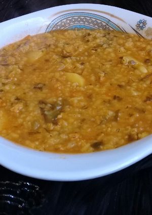 عکسی از دستور سوپ مرغ