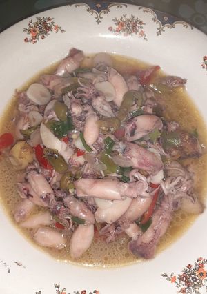 Foto resep Tumis cumi cumi basah