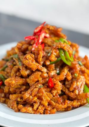 Foto resep Orek tempe pedas manis