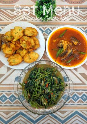 Foto resep Set Menu Masakan Sehari hari (Perkedel Kentang)