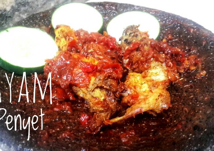 Resep #03- Ayam Penyet #RabuBaru yang Lezat Sekali