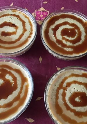 Une photo de Flans café caramel