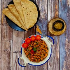 A picture of Chicken Keema Masala.