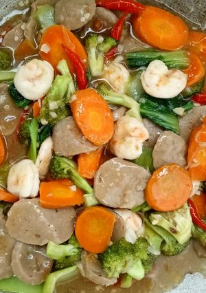 Foto resep Capcay Udang Bakso
