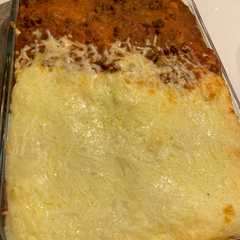 Una foto de Lasaña o lasagna