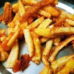A picture of Baby Corn fritters.