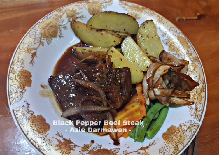 Langkah Mudah untuk Membuat Black Pepper Beef Steak Anti Gagal