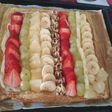 Tarta de frutas con crema pastelera