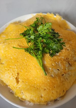 Hình của món Cơm trùm mềm.