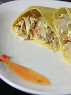 銀芽蛋皮捲(含影音) 的食譜成品照片
