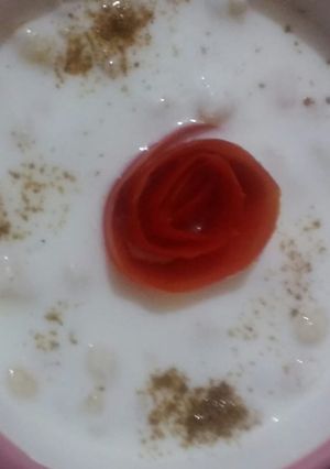 A picture of Boondi raita.