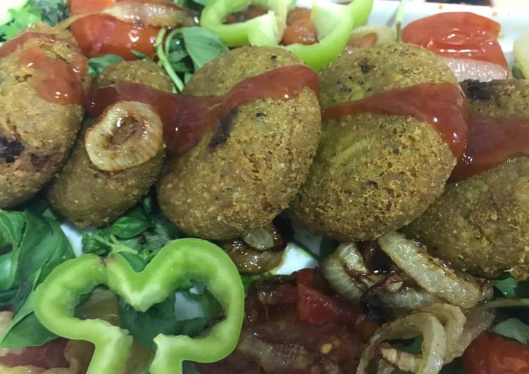 كبة العدس والرز بالحشوى الكذابه
