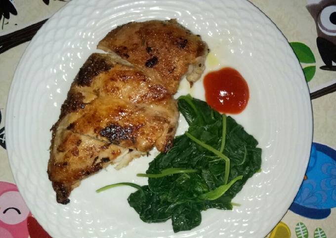 Grilled chicken simple