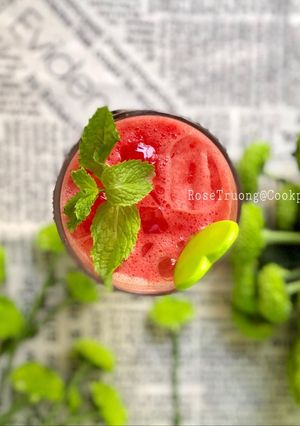 Hình của món Sinh Tố Dưa Hấu.