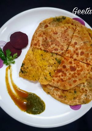 मूली का पराठा(mooli ka paratha recipe in hindi) रेसिपी मुख्य फोटो