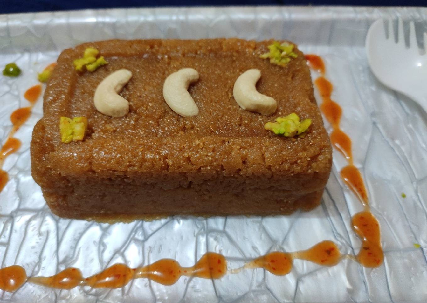Butterscotch Toffee Halwa recipe