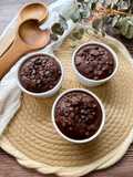 Mini banana bread doble chocolate en Air fryer