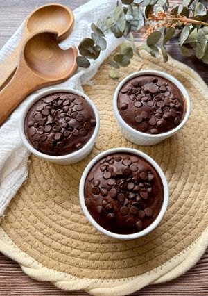 Una foto de Mini banana bread doble chocolate en Airfryer