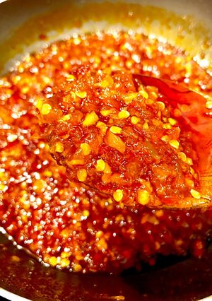 Hình của món Tương ớt Hội An.