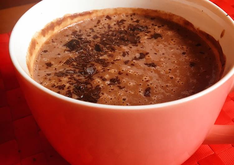 Chocolate caliente espeso (con boniato)