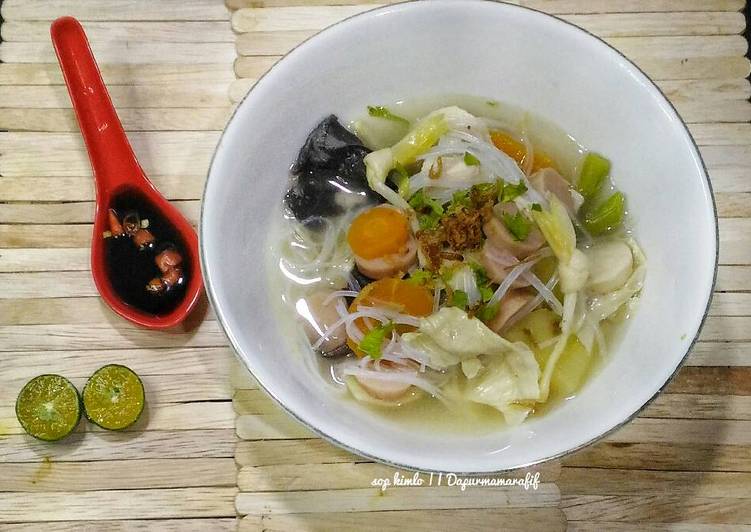 Resep Sop kimlo, Lezat