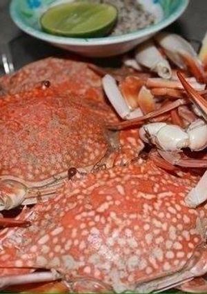 Hình của món Ghẹ luộc.