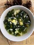 Sup Telur Wakame