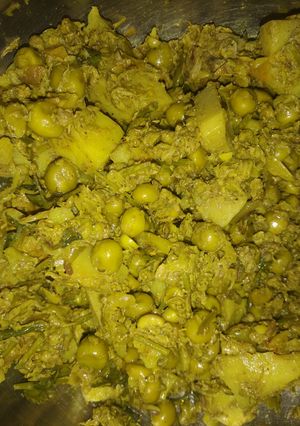 A picture of Peas sehjan sabji.