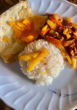 Foto resep Nasi Beef Kentang for Breakfast