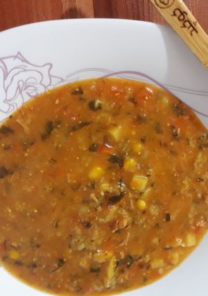 عکسی از دستور سوپ