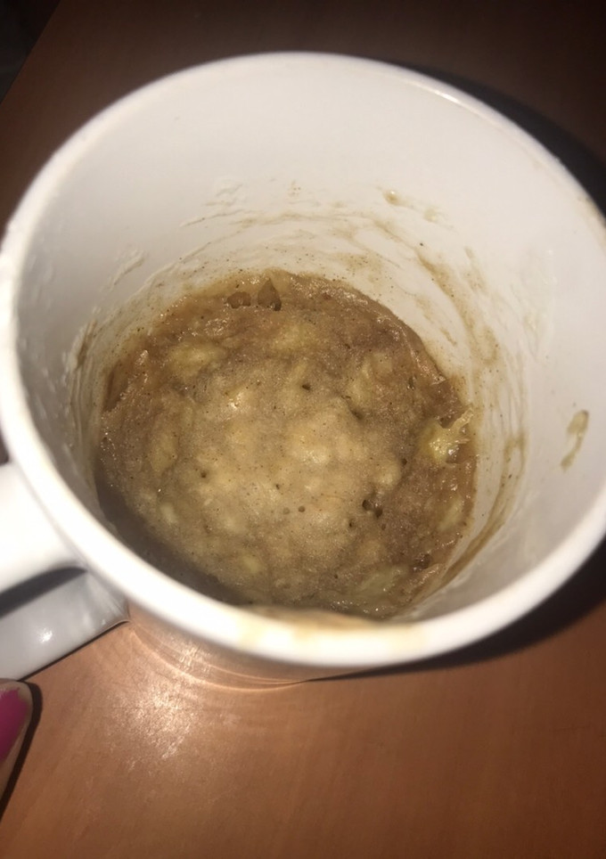 Una foto de Mug cake de plátano/banana