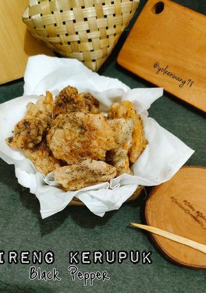Foto resep Cireng Kerupuk Black Pepper