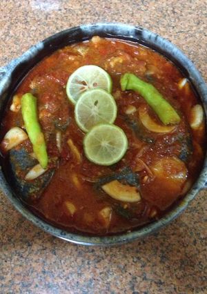 صورة لوصفة طاجن بطارخ