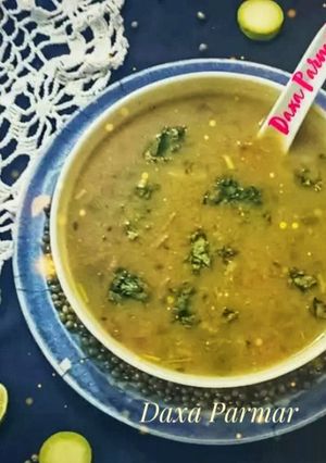 A picture of Green Moong Soup.
