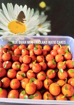Foto resep Kue Buah mini thailand(kanom look choup) versi banyak