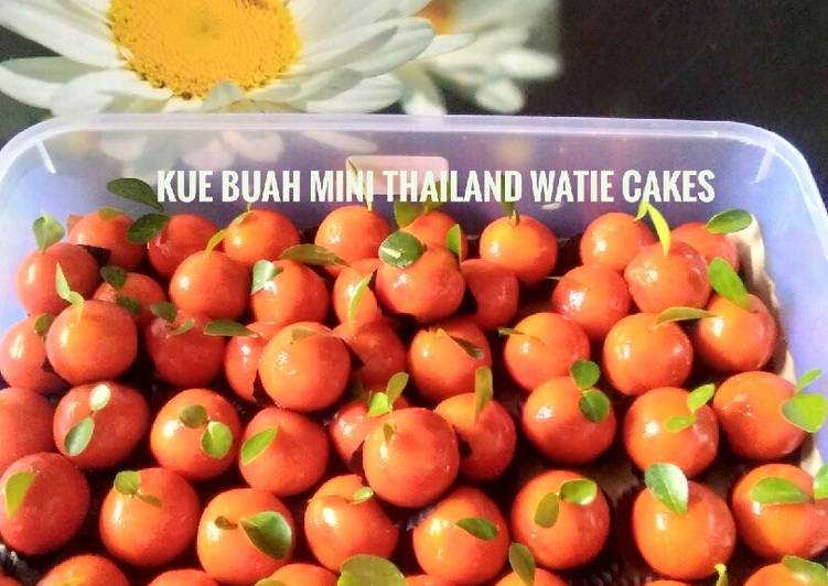 Resep Kue Buah Mini Thailand Belajar Resep Kue Buah Mini Thailand Belajar