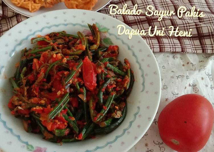 Rahasia Membuat Balado Sayur Pakis And Amp Tips Penyimpanan Yang Lezat