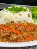 Carne molida guisada