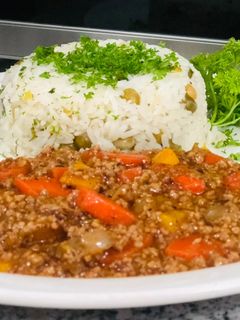 Una foto de Carne molida guisada