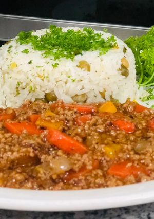Una foto de Carne molida guisada
