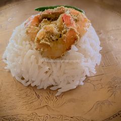 A picture of Chingri Posto / Prawns with poppy seed.